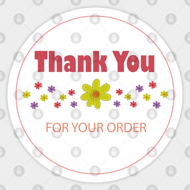 Thank You For Your Order Sticker by DiegoCarvalho